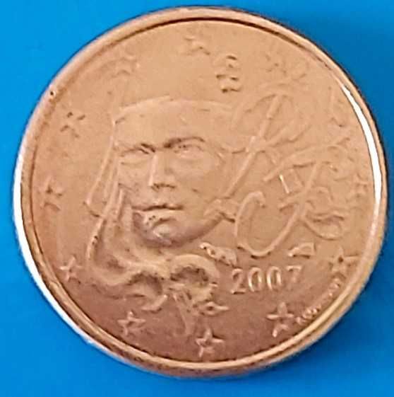1 Cêntimo de 2007 de França