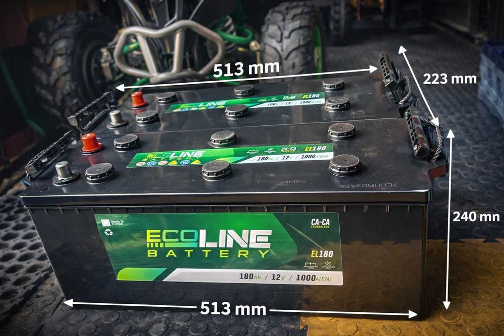 Akumulatory ECOLINE BATTERY 12V180ah 1000a Jenox