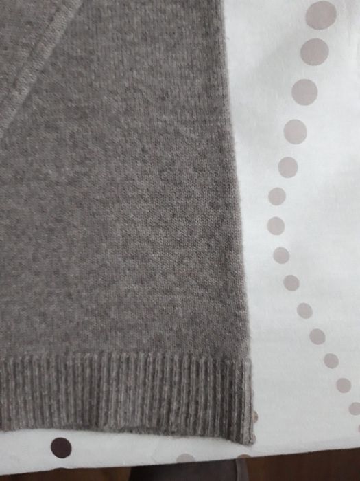 Sweter 100 % Kaszmir , kolor szarobrązowy Taupe, Zalando