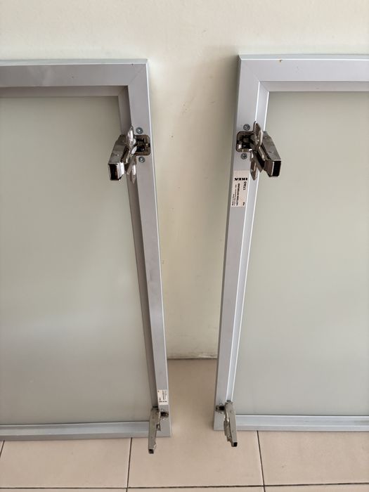 Portas movel ikea metal e vidro