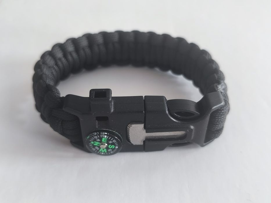Pulseira com Bússola & Apito & Serra