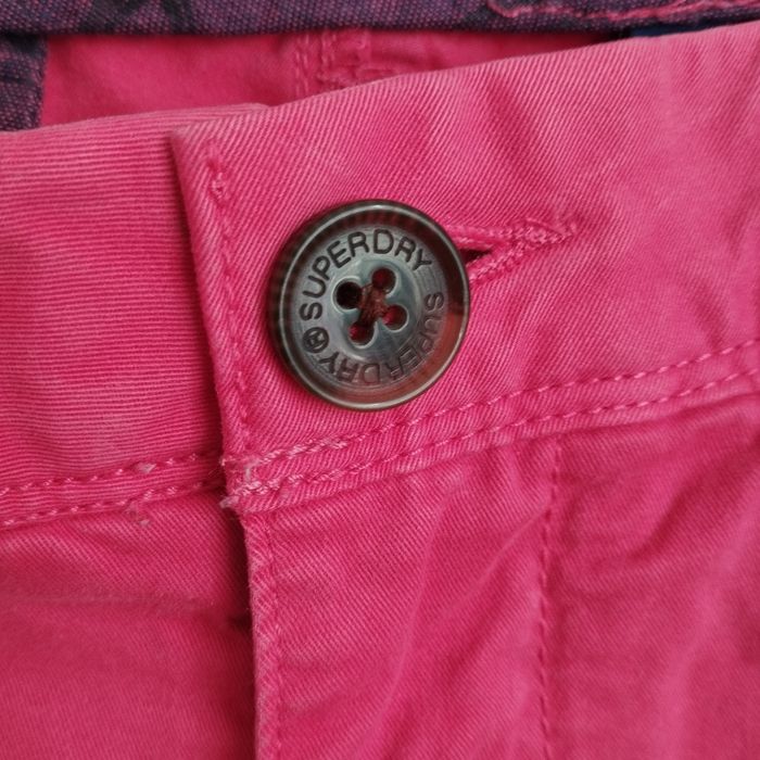 Spodenki męskie Superdry International, koralowe, r. M/L