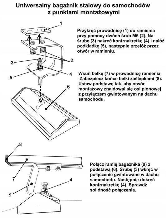 Bagażnik dachowy Opel ZAFIRA B