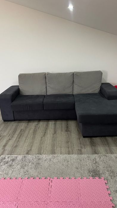 Sofá chaise longue 3 lugares