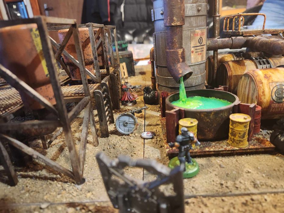 Makiety modularne tereny do gry necromunda warhammer kill team 36x36