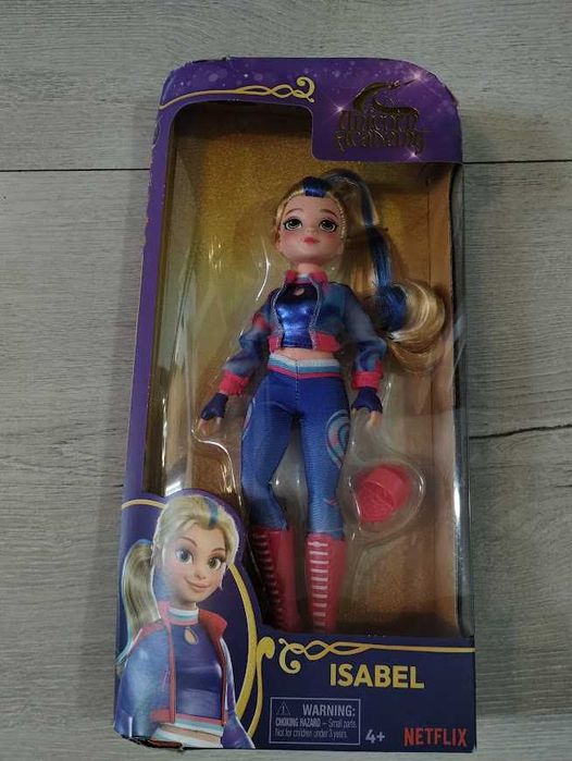 Akademia Jednorożców - Lalka Isabel z jasnymi włosami + akcesoria