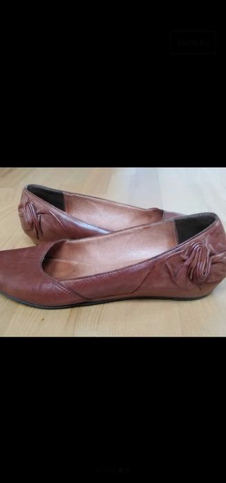 brązowe baleriny