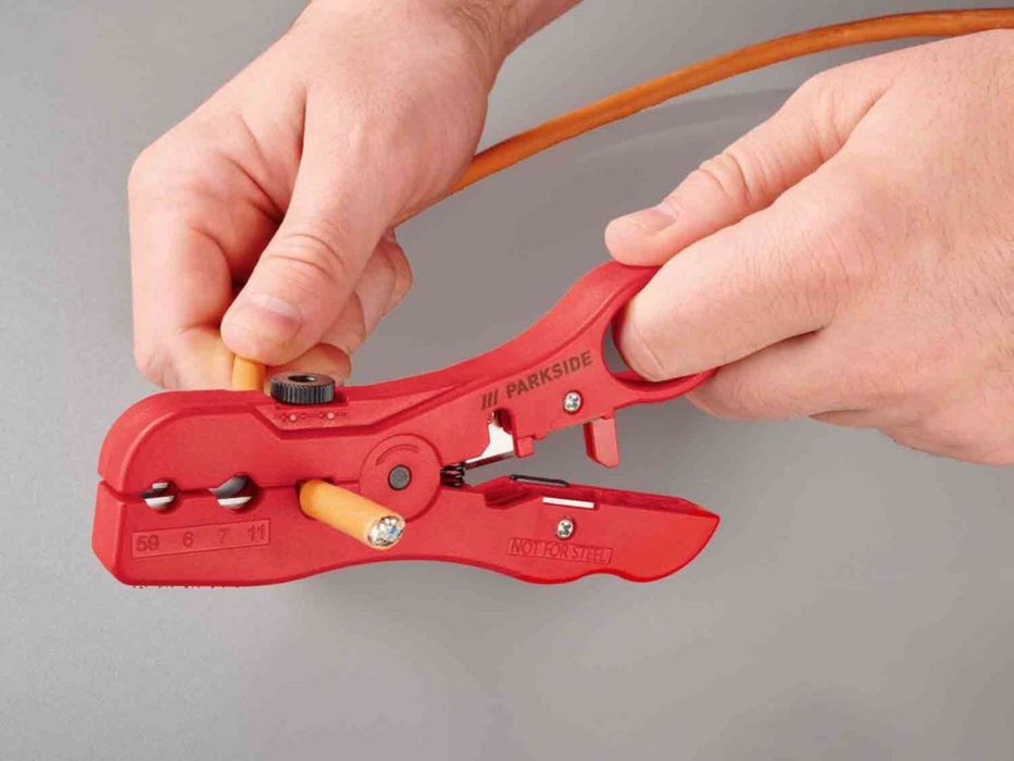 Стрипер для коаксілаьного кабелю Parkside