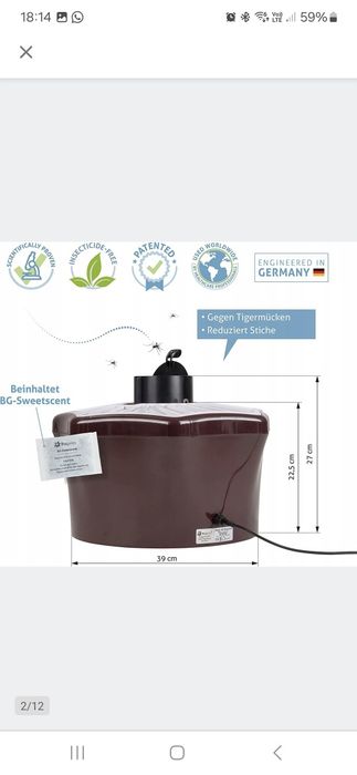 Biogents BG-Mosquitaire eko pułapka na komary