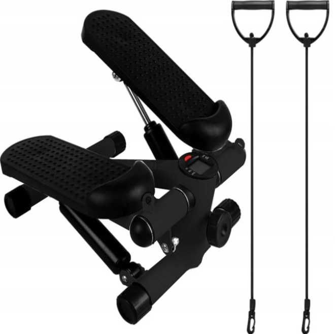 Тренажер Степпер Retto 2in1 Польша з эспандером фитнес для дома 100 кг