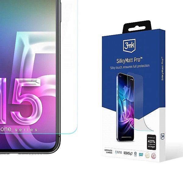 Folia matowa 3mk Silky Matt Pro na iPhone 15 Pro