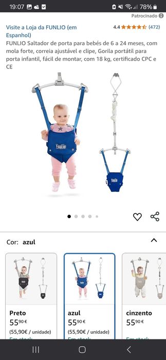 Canguru bjorn ate 12kg, Ginásio . baloiço preço por produto etc