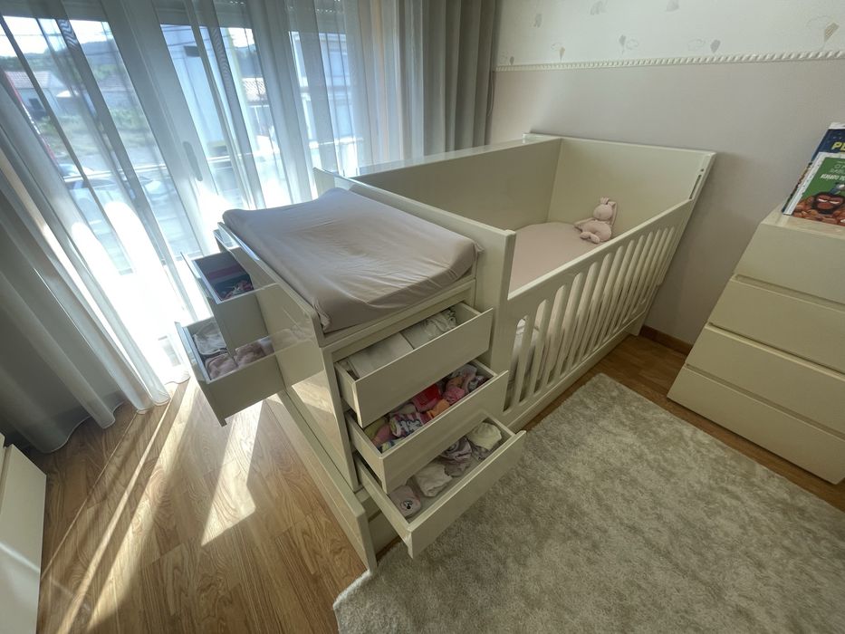 Convertivel 3 em 1 cama de bebe