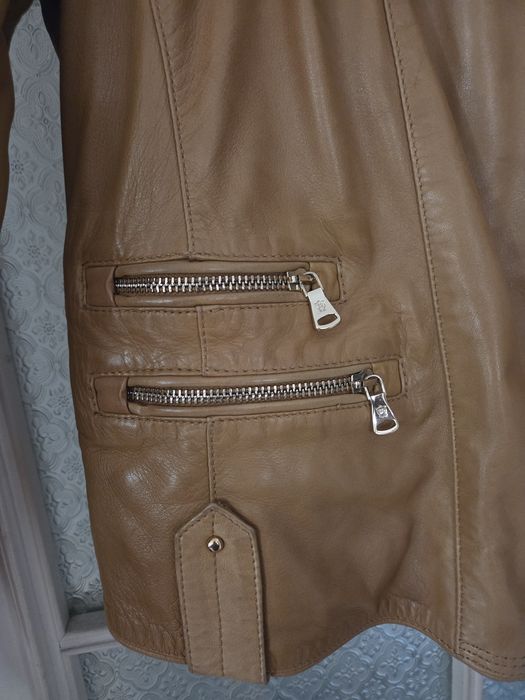 Nowa, skórzana kurtka Massimo Dutti  M/L
