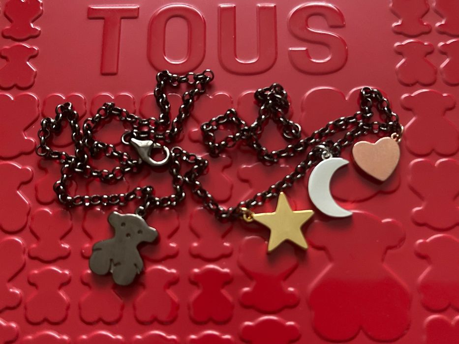 Tous Sweet Dolls naszyjnik z ciemnego srebra