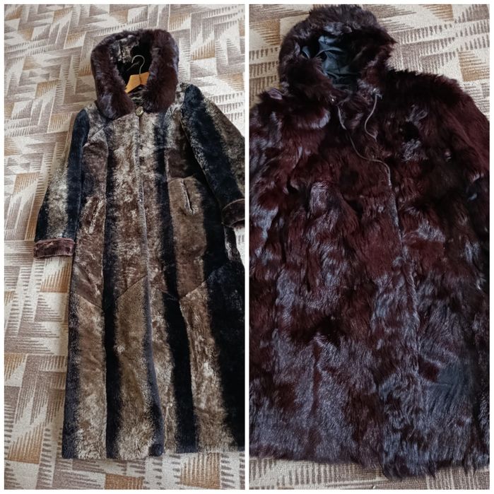 Цена снижена. Шуба мутоновая и горный козлик