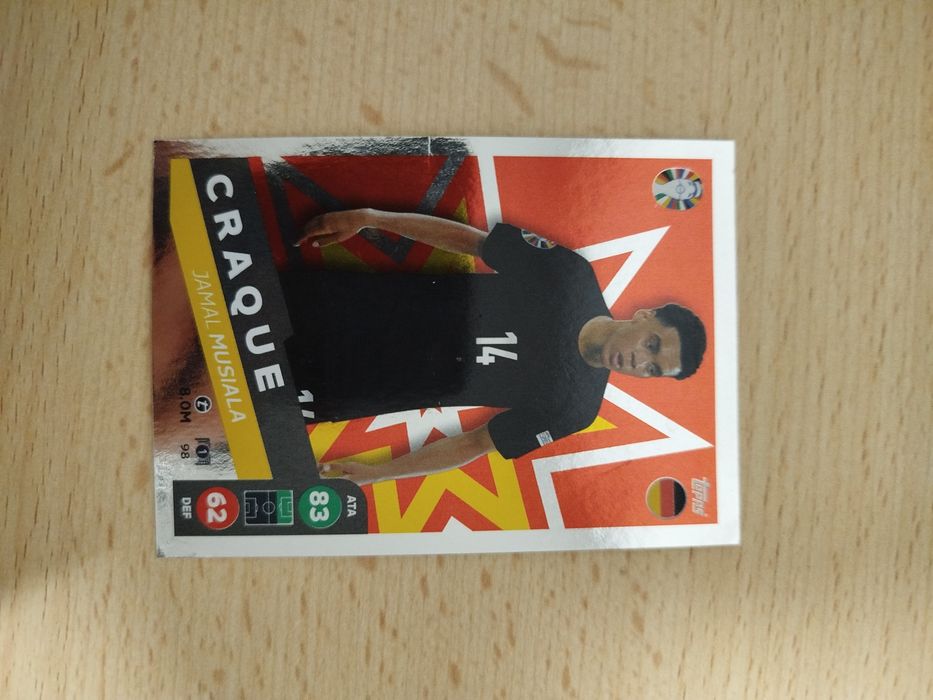 Lote 5 Cartas Match Attax All-Stars UEFA Euro 2024