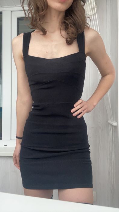 Сукня міні чорна bohoo