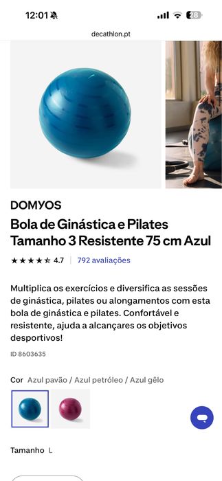 Bola de pilates