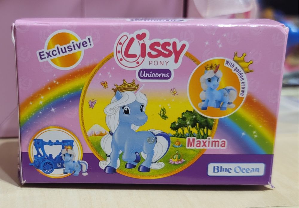 Lissy pony ліссі поні в кареті поняшка май літл поні оксамитова фігурк
