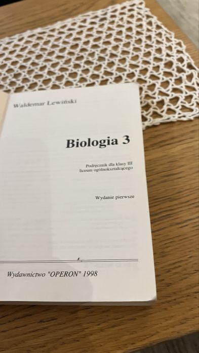 Waldemar Lewiński biologia 3 loperon 1998