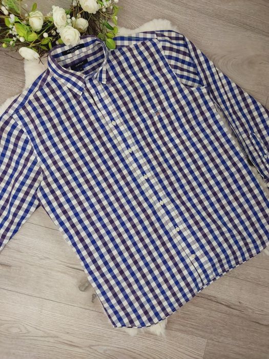 Męska koszula w kratę firmy GANT m