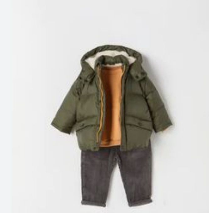 Пуховик Zara р.110-116