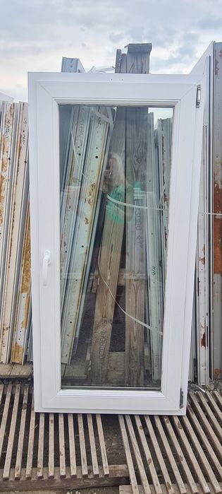 OKNA KacprzaK 72x151 OKNO PCV Używane Plastikowe Białe Lider Okna OLX