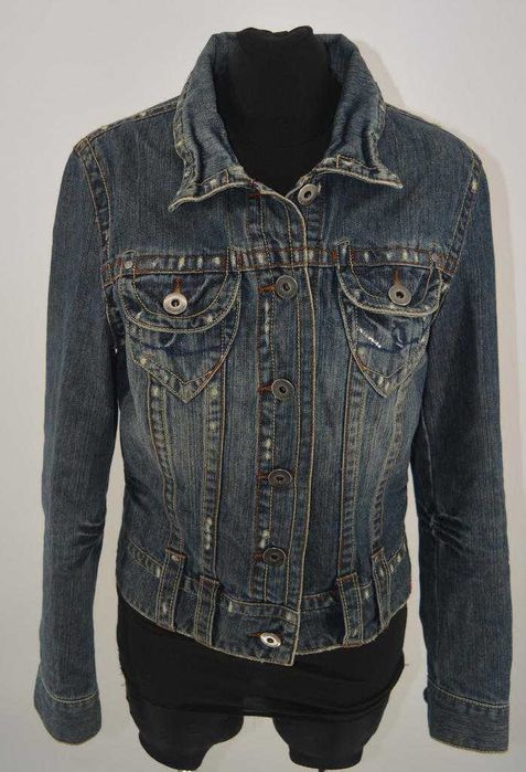 Jeansowa katana haftowana edc L