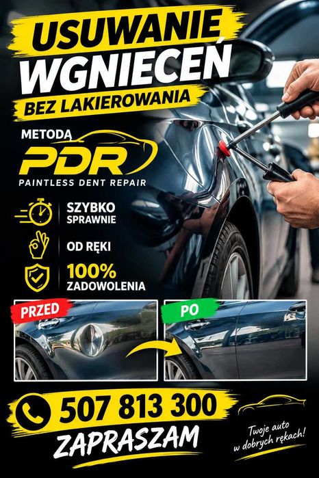 Usuwanie wgnieceń bez lakierowania Carbon
