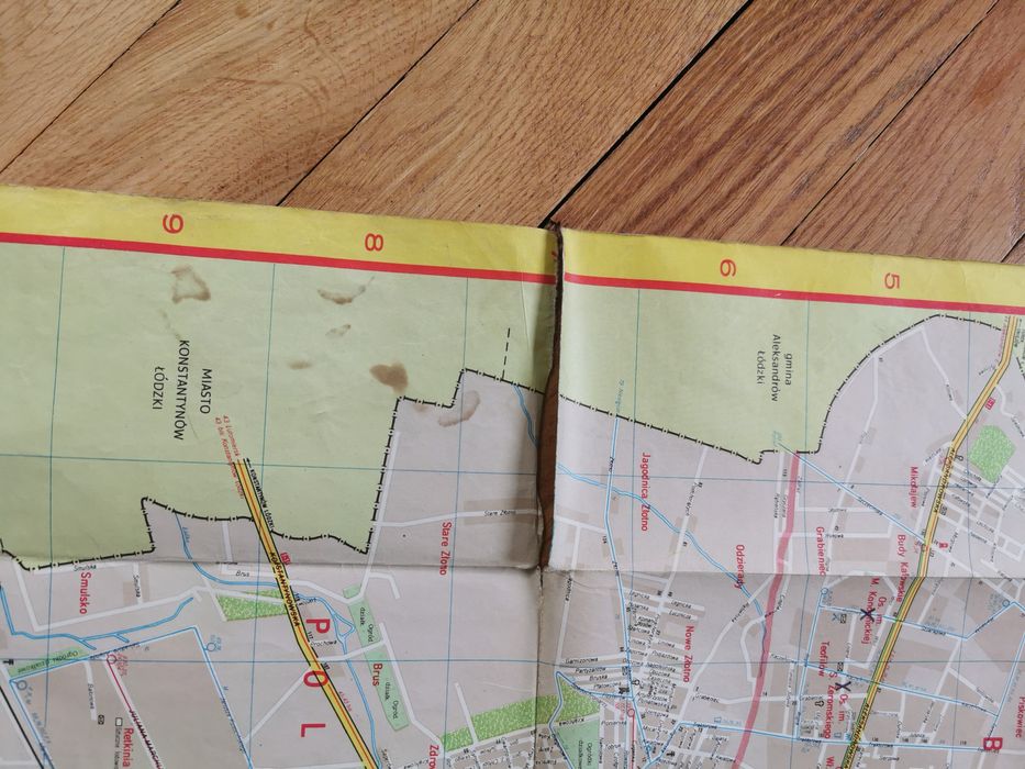 Plan miasta Łodzi 1983