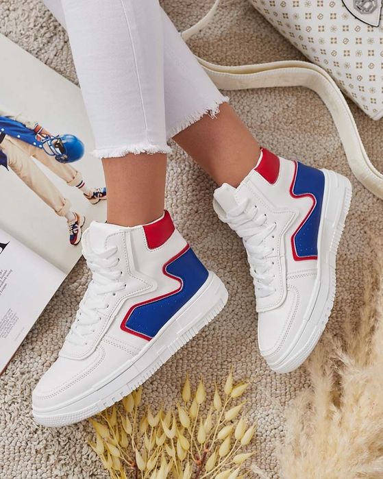 36 37 38 sneakersy 39 40 41 adidasy wysokie za kostkę na grubej podesz