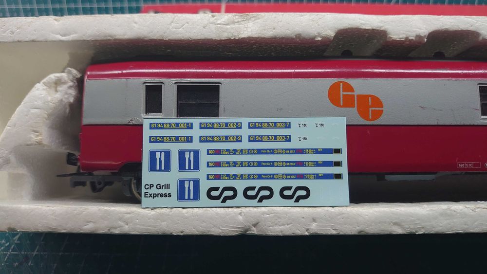 Carruagem Grill Express SNCF Jouef para CP – Lote 2 - 1/87
