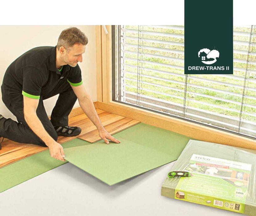 Podkład pod panele z wełny drzewnej STEICO Ecosilent Underfloor