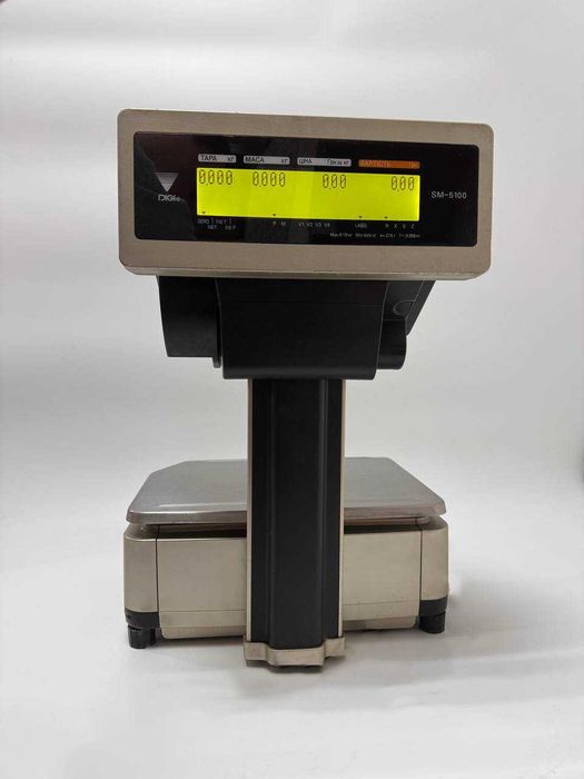 Ваги торгові електронні з чекодруком DIGI SM-5100P-K15 + ГАРАНТІЯ!