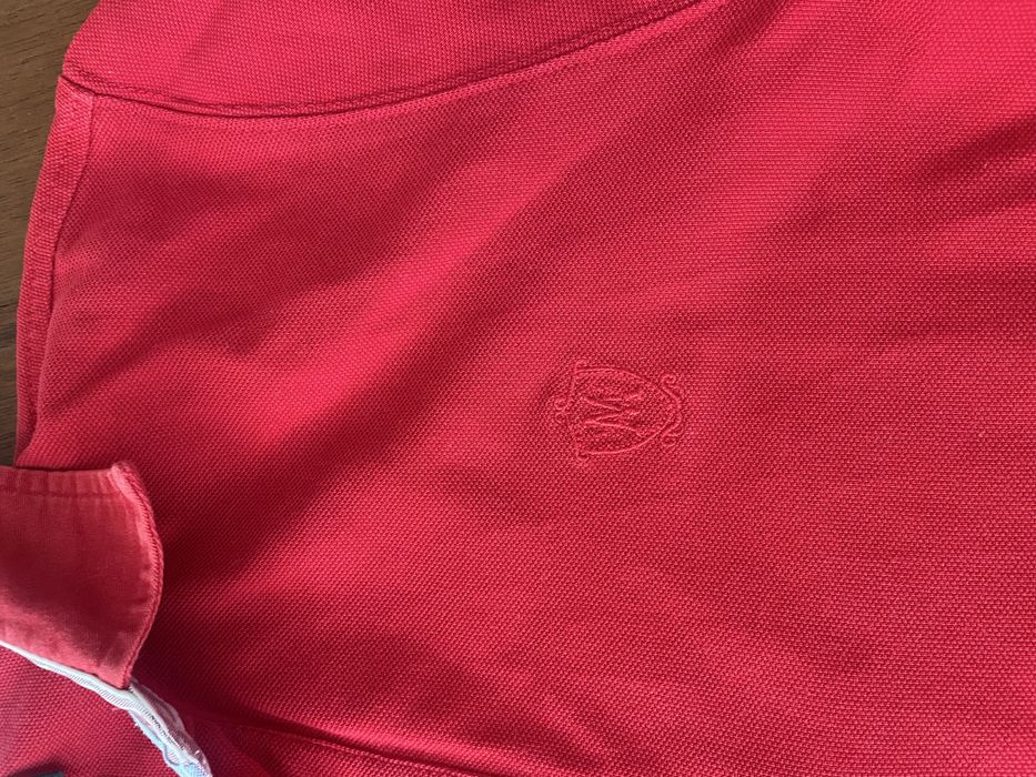 Meska koszulka polo r. L czerwona massimo dutti