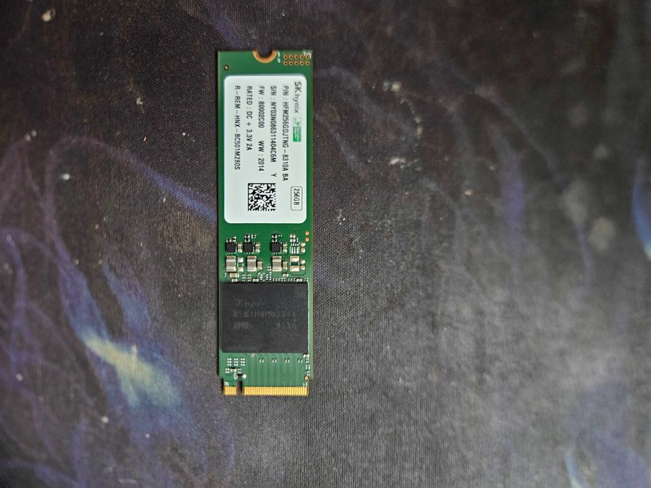 SSD диск M2 2280 NVME SKhynix 256gb