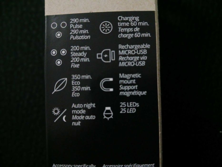 Luz Met Capacete Magnética (NOVA)