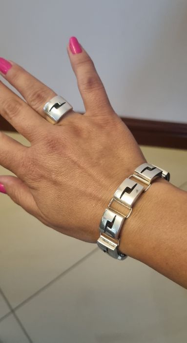 Srebrna bransoletka vintage 925