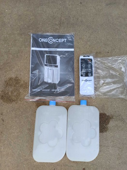 Wentylator podłogowy OneConcept Red czerwony