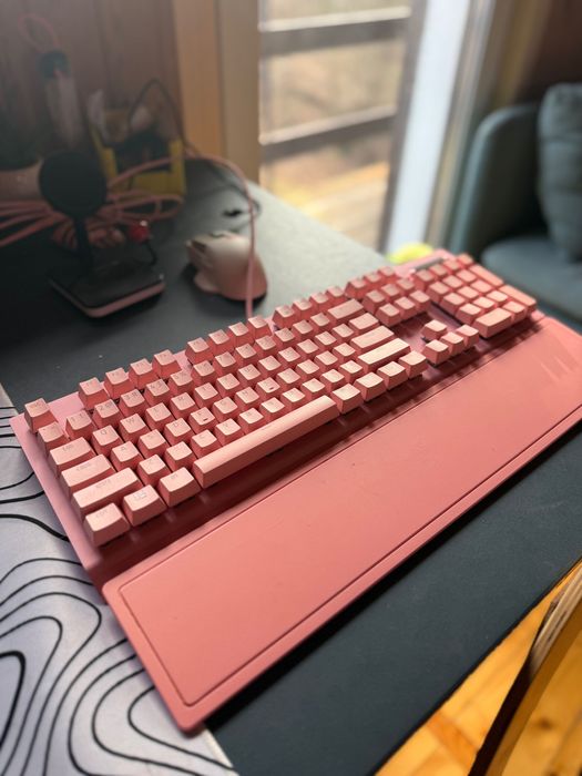 Klawiatura różowa Razer Quartz Blackwidow v3! Gamingowa, Mechaniczna