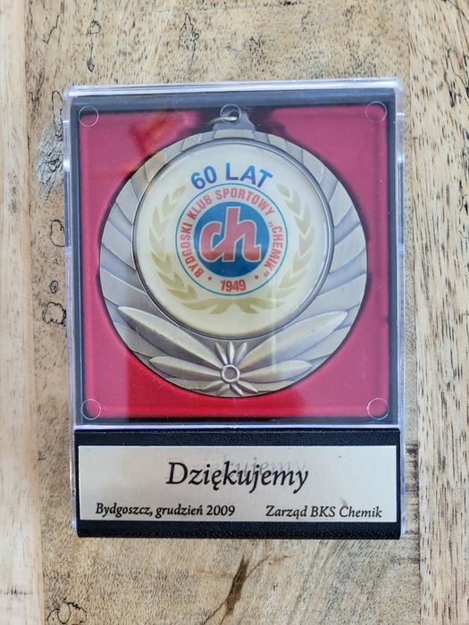 Medal 60 lat klubu BKS Chemik Bydgoszcz