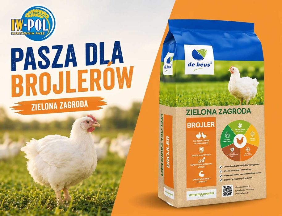 Pasza dla kur Brojlerów Startowa od 0-3 tyg. DeHeus 2kg
