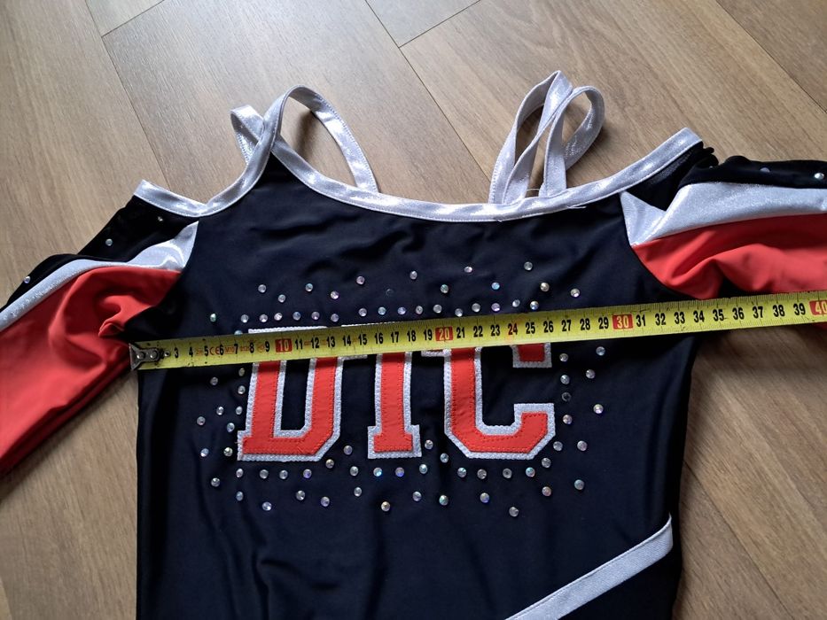 Body strój kombinezon gimnastyczny taneczny cheerleaderka S 36