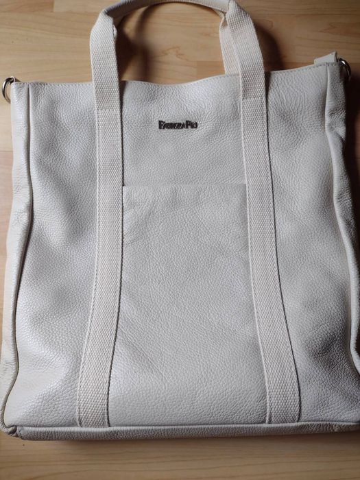 Torebka typu shopper skóra groszkowa