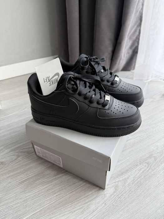 NEW ORIGINAL Nike air Force 1 Low black  (no box) 36-45р