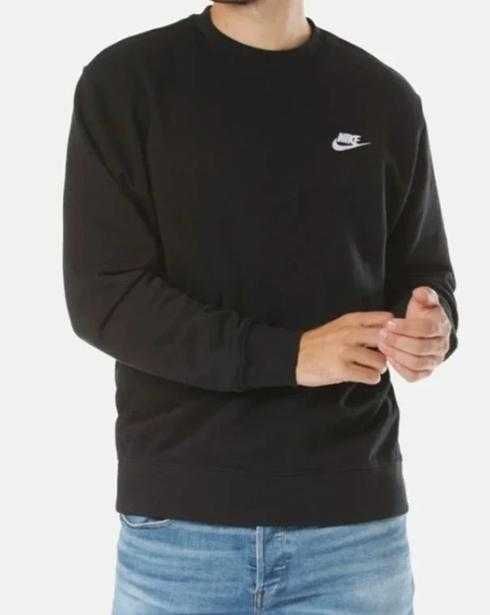 Męska bluza bez kaptura Nike - rozmiar/size S, czarna