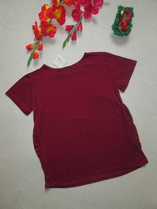 Футболка для беременных с малышом вискоза Happy Mama .