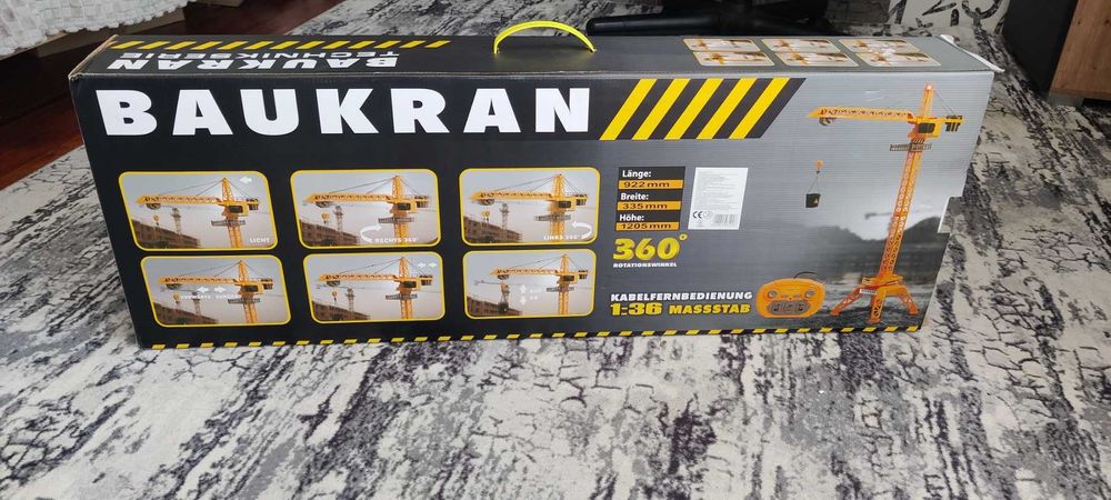 Дитячий баштовий кран на радіокеруванні BAUKRAN
