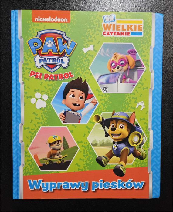Książka Psi Patrol Wyprawy piesków Wielkie czytanie